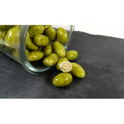 Almendras bañadas en Chocolate y frambuesa