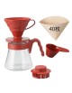 cafetera hario V60 KIT Rojo