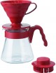 cafetera hario V60 KIT Rojo