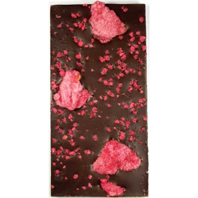 Chocolate 70% con rosas