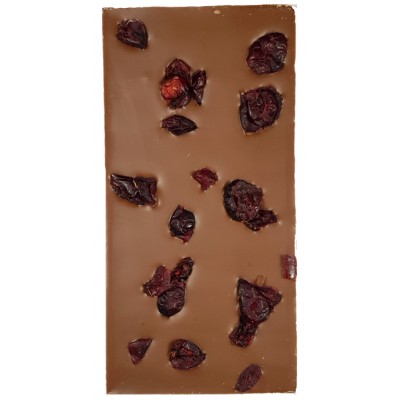 Chocolate con leche 36% con arandanos