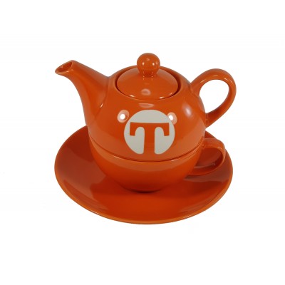 Tea for one con plato colores