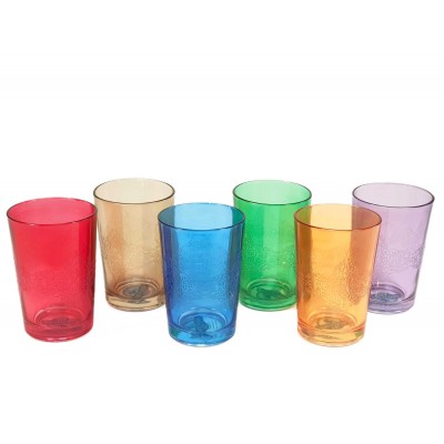 Vaso de té árabe con relieve