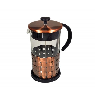 Cafetera émbolo cobre 1L