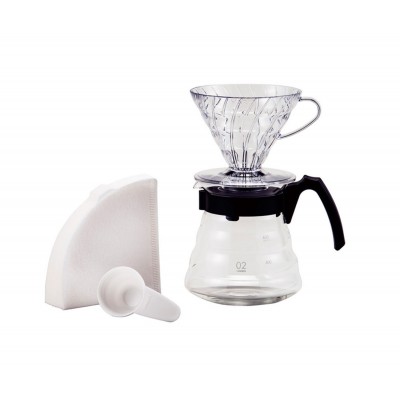 cafetera hario V60 KIT Rojo