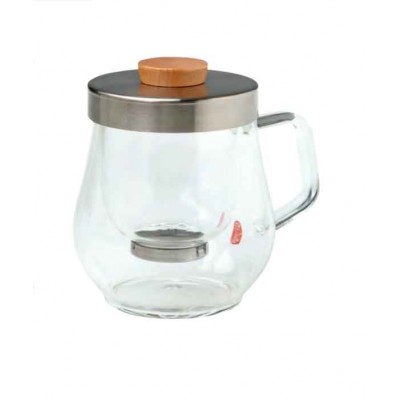 Tazas 3pc Cristal y acero
