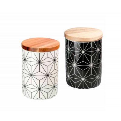 Tarro porcelana caleidoscopio