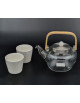 Juego de té cristal