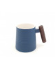 Taza porcelana y madera