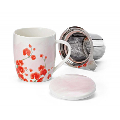 Taza con filtro Orquideas