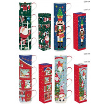 SET4 TAZAS NAVIDAD STACKING