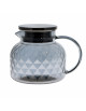 Tetera cristal gris relieve