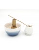 Set de matcha blue con naoshi