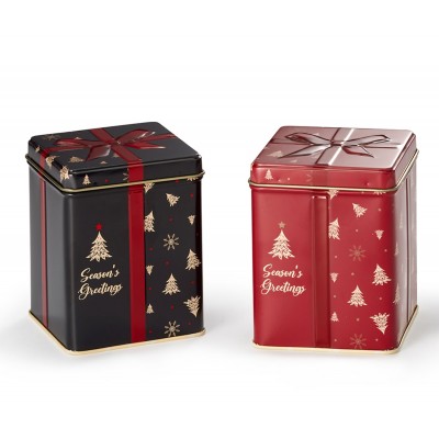 Lata relieve navidad