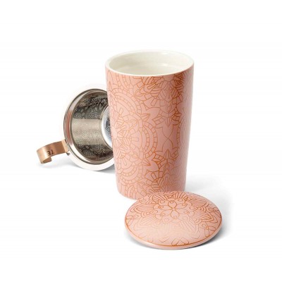 Vaso doble pared mandala