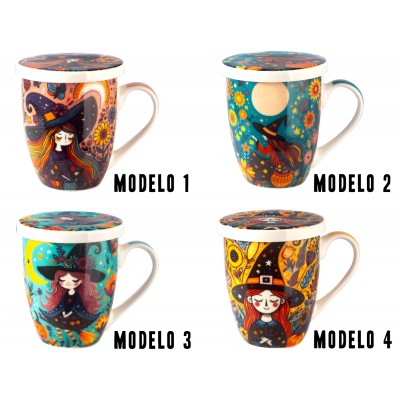 Taza con filtro Little Witch
