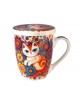 Taza con filtro Gatos Floricats