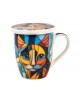Taza con filtro Gatos POPART