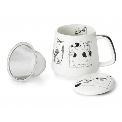 Taza 3pc Gatos Artistas