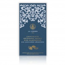Chocolate artesano con almendra SIN AZÚCAR